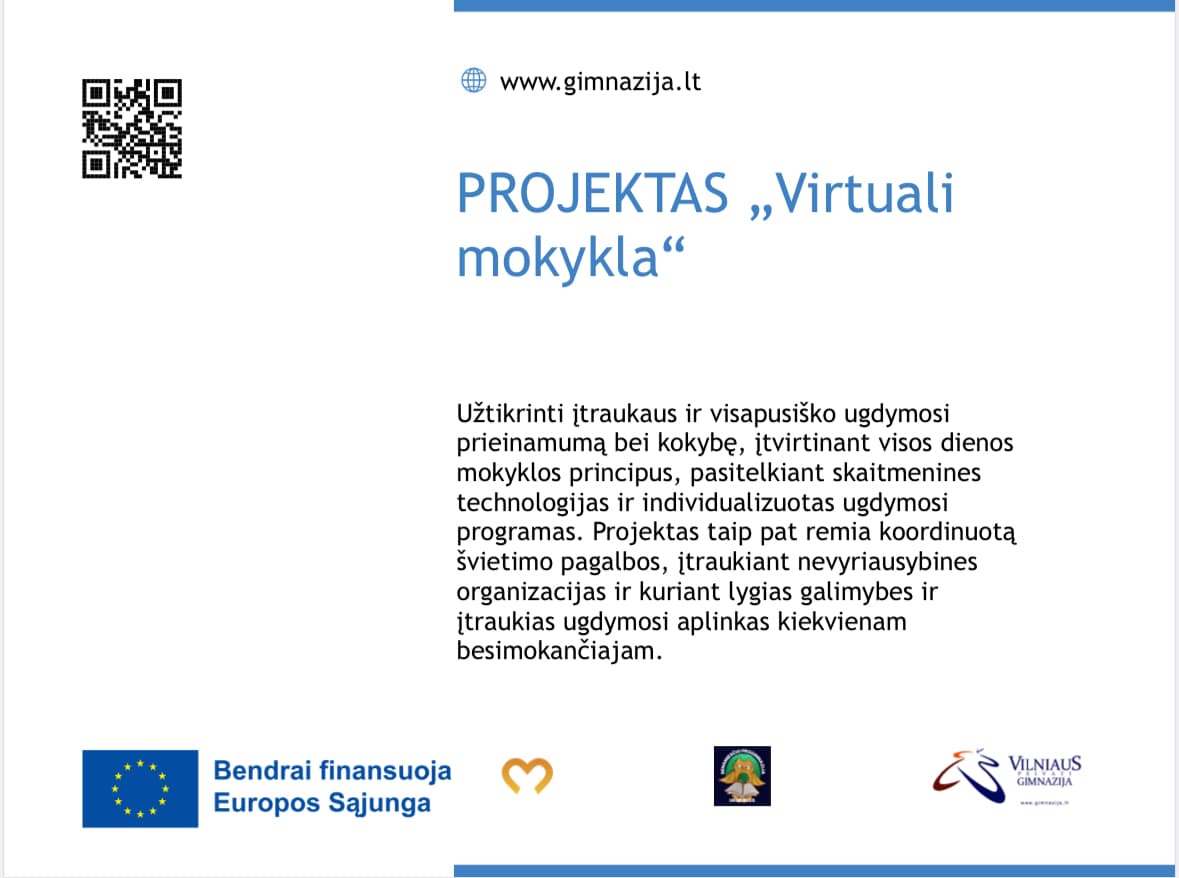 Projektas „Virtuali mokykla“